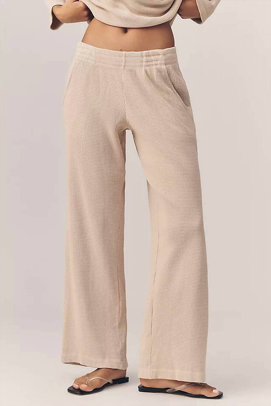 NEW ELECTRIC & ROSE tanner thermal pant in sand